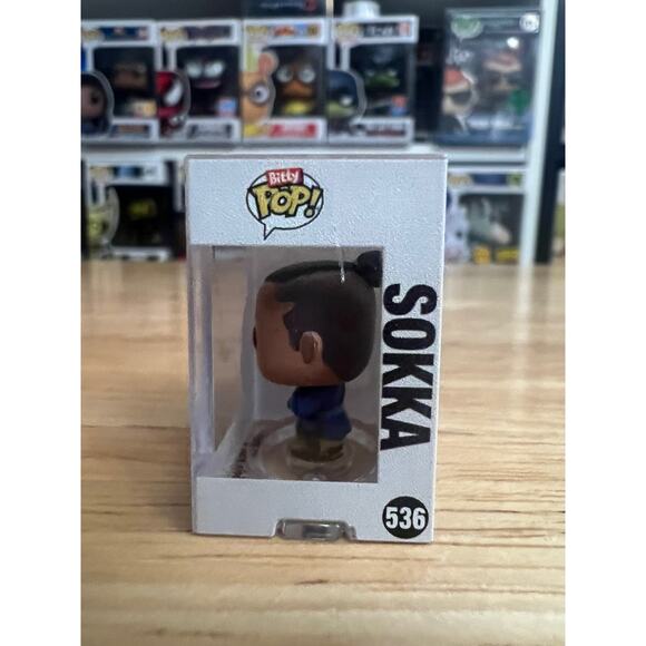 BITTY Sokka Funko Pop #536 ATLA Avatar Last Airbender Nickelodeon Anime Nick TV - Picture 4 of 6